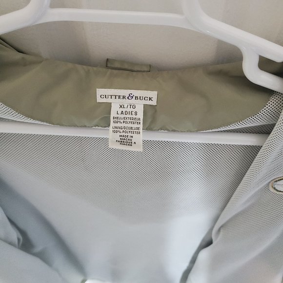 Vintage Cutter & Buck Green Bay Packers Embroidered Lightweight Jacket Rain Coat - Picture 14 of 14